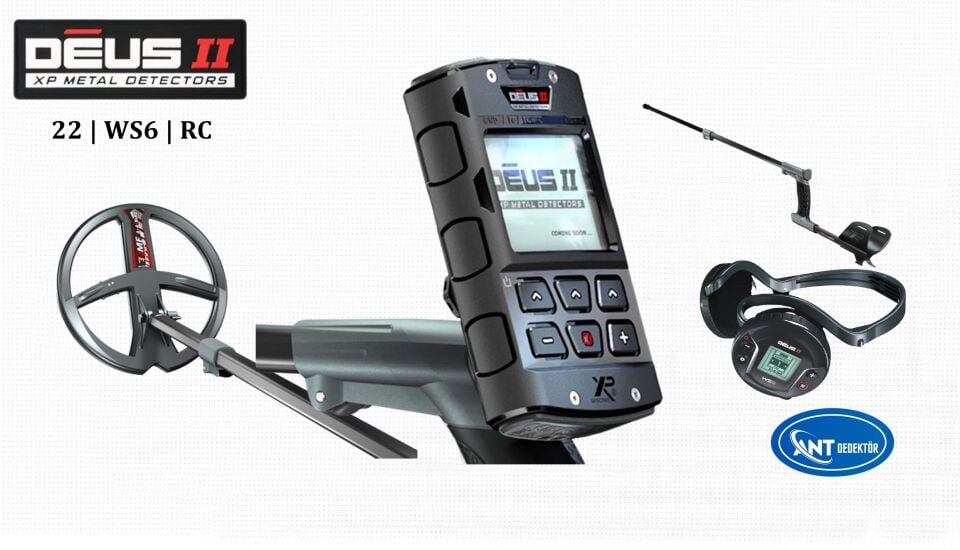 Deus II 22,5cm FMF Başlık, WS6 Kulaklık, Ana Ünite