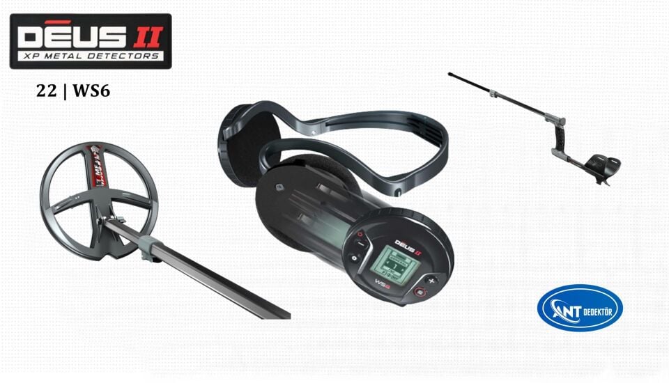 Deus 2 Dedektör - 22,5cm FMF Başlık, WS6 Master