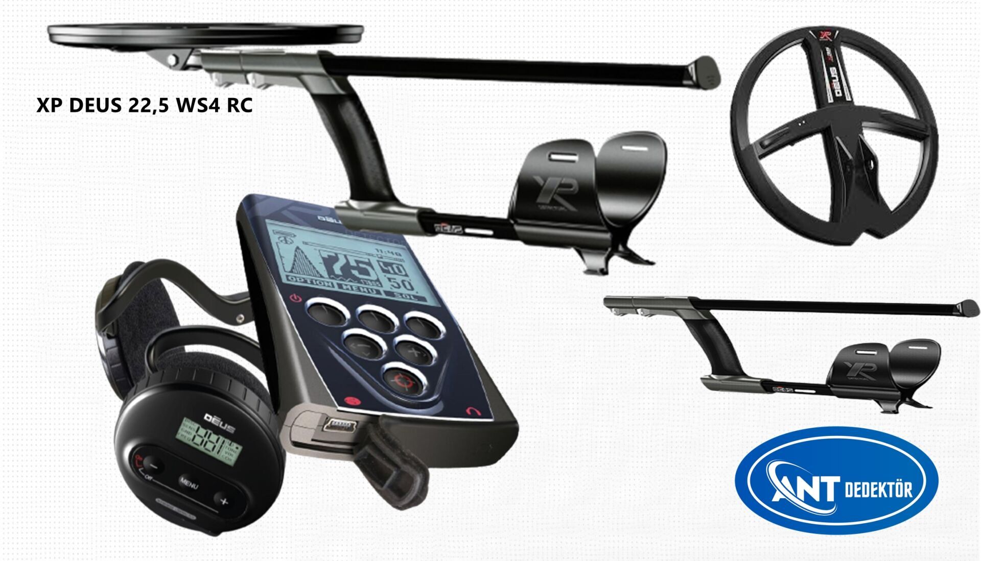 Deus 22,5cm X35 Başlık, WS4 Kulaklık, Ana Ünite