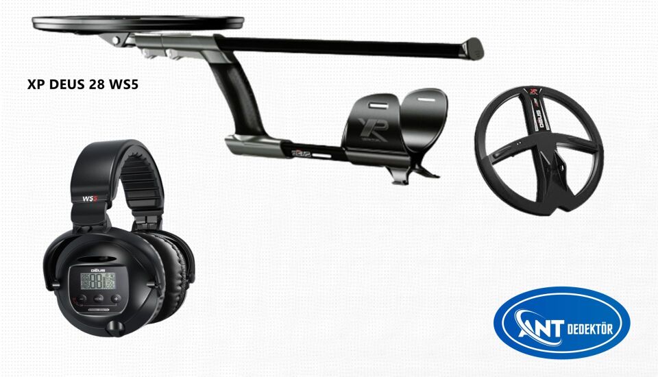 Deus Dedektör - 28cm X35 Başlık, WS5 Kulaklık