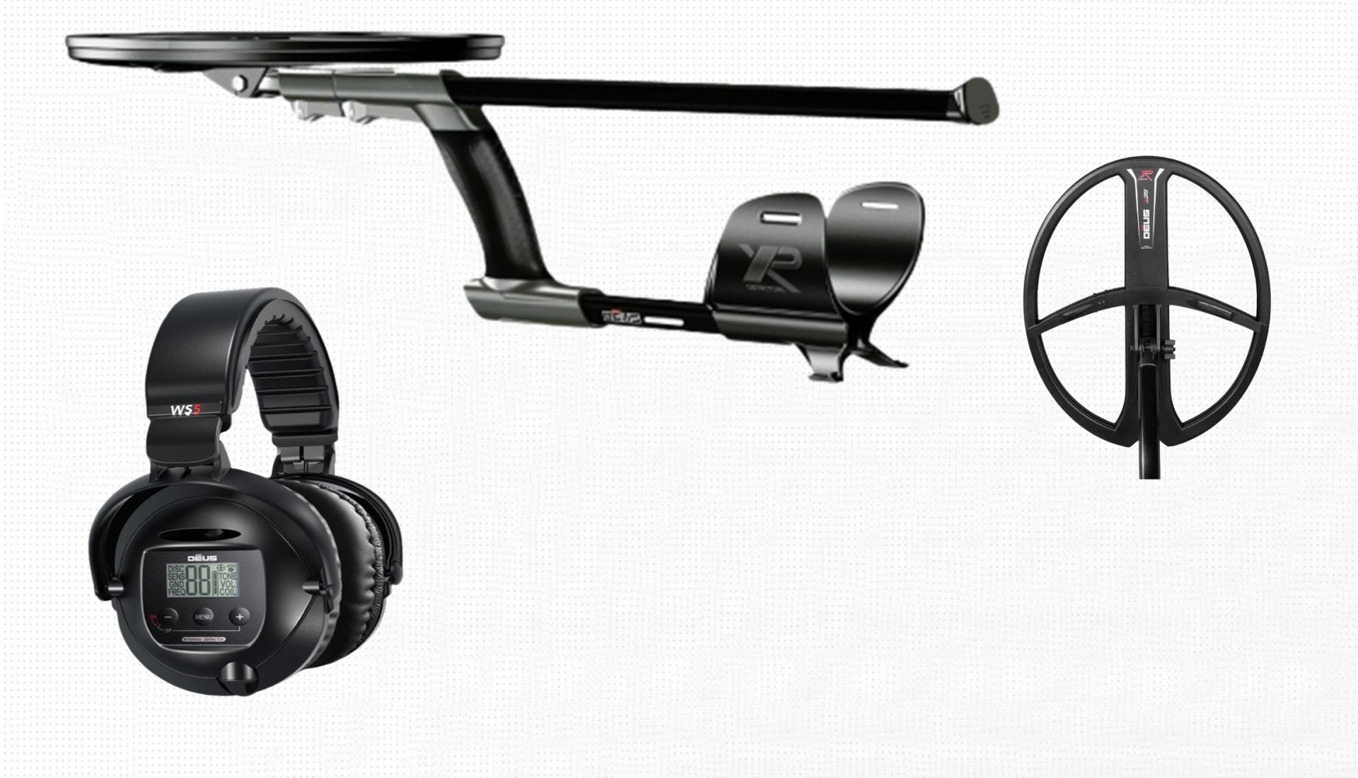 Deus Dedektör - 34x28cm X35 Başlık, WS5 Kulaklık