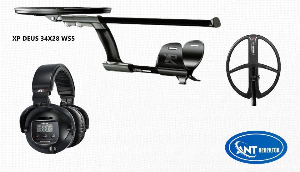 Deus Dedektör - 34x28cm X35 Başlık, WS5 Kulaklık