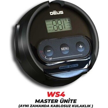 DEUS - 22,5cm HF Başlık, Ana Kontrol Ünitesi (RC), WS4 Kulaklık