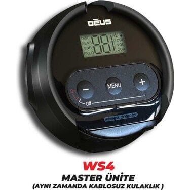 DEUS - 22,5cm HF Başlık, Ana Kontrol Ünitesi (RC), WS4 Kulaklık