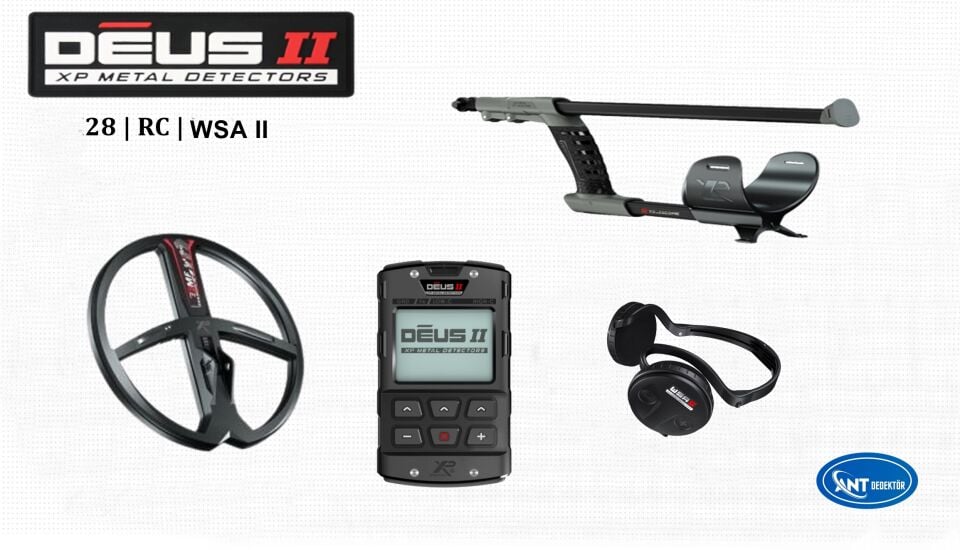 Deus 2 - 28cm FMF Başlık, Ana Kontrol Ünitesi, WSA2 Kulaklık